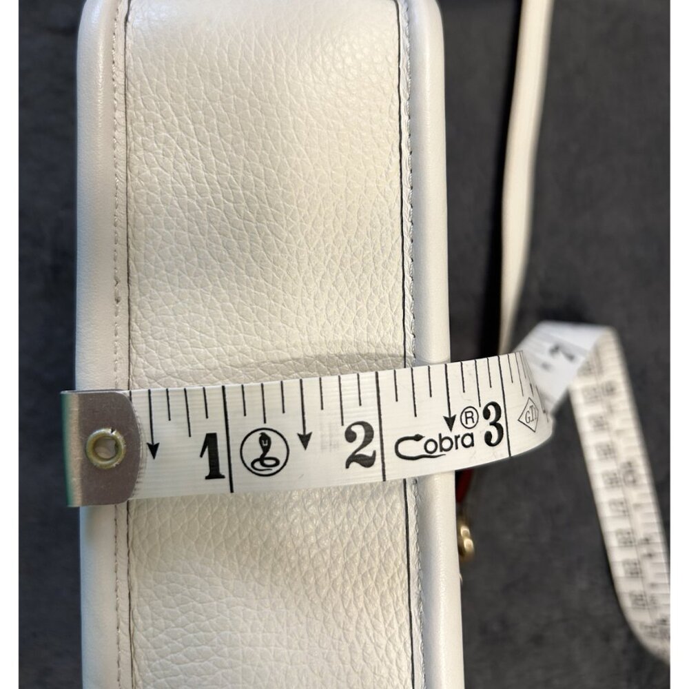 Christian Louboutin Radioloubi Small Crossbody — Bianco Calf Leather - Picture 10 of 14